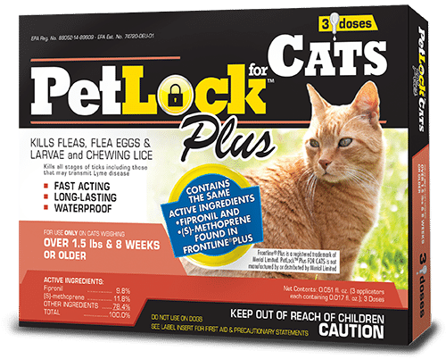 PetLock Plus Flea Prevention for Cats
