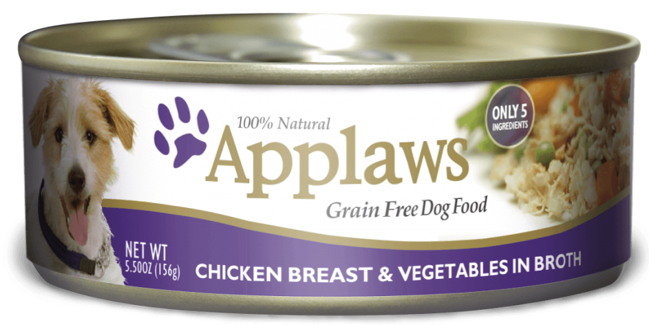 Applaws Grain Free Chicken Breast with Vegetable in Broth Canned Dog Food