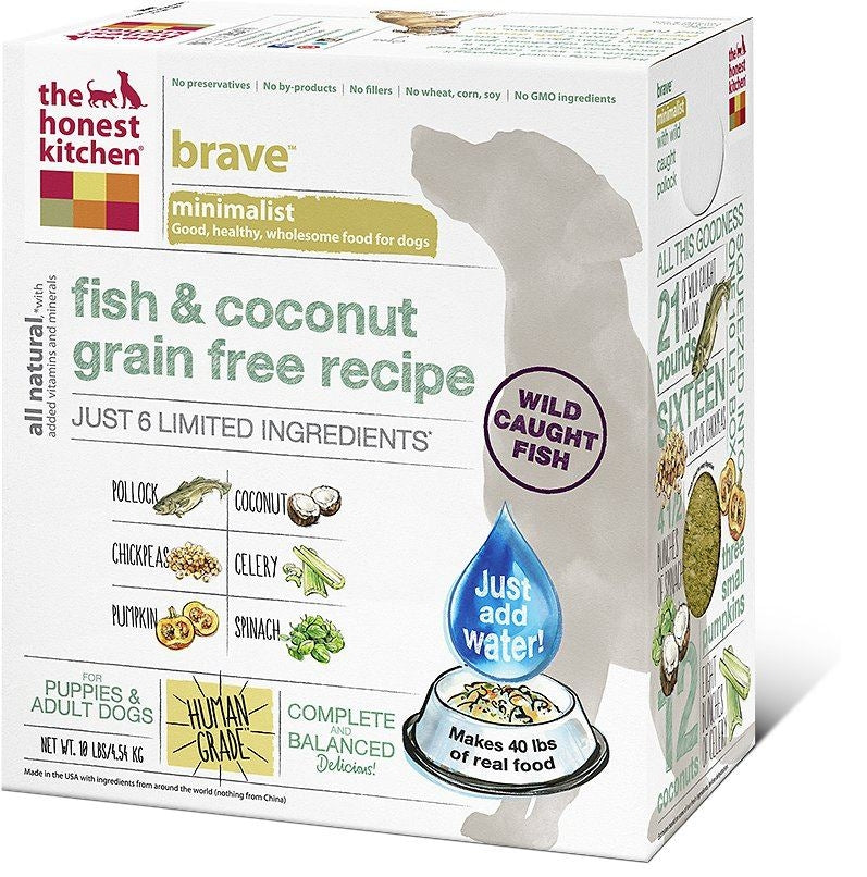 The Honest Kitchen BRAVE Limited Ingredient Grain Free Fish Dehydrated Dog Food