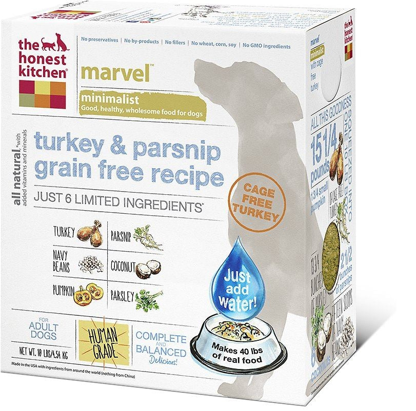 The Honest Kitchen MARVEL Limited Ingredient Grain Free Turkey Dehydrated Dog Food