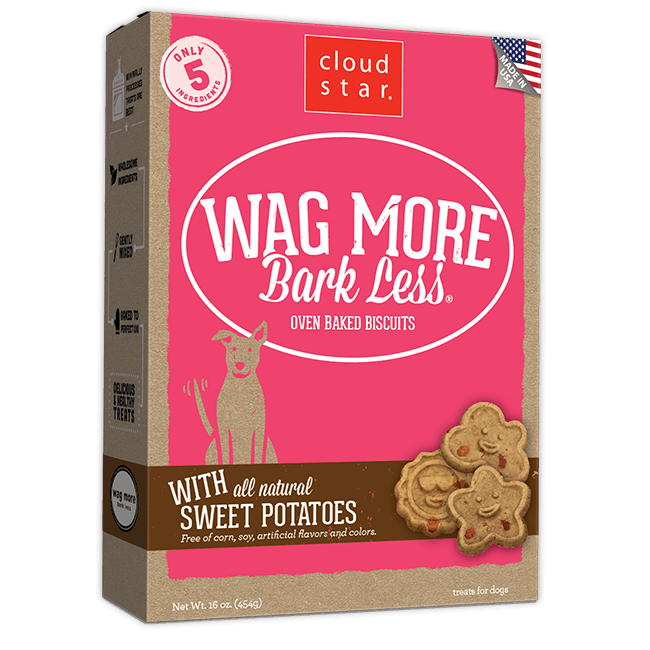 Cloud Star Wag More Bark Less Oven Baked Sweet Potatoes Dog Treats