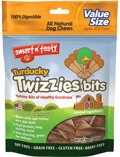 Smart n' Tasty Turducky Twizzies Bits Dog Treats