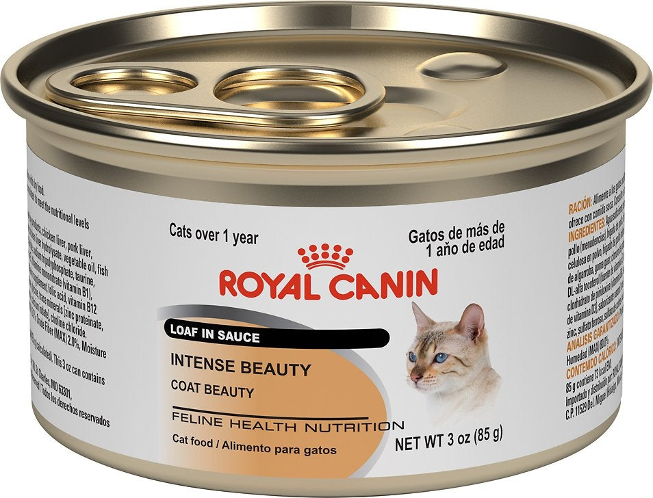 Royal Canin Feline Health Nutrition Intense Beauty Loaf in Sauce Canned Cat Food