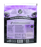 Vital Essentials Freeze Dried Grain Free Turkey Mini Patties Entree for Dogs Food