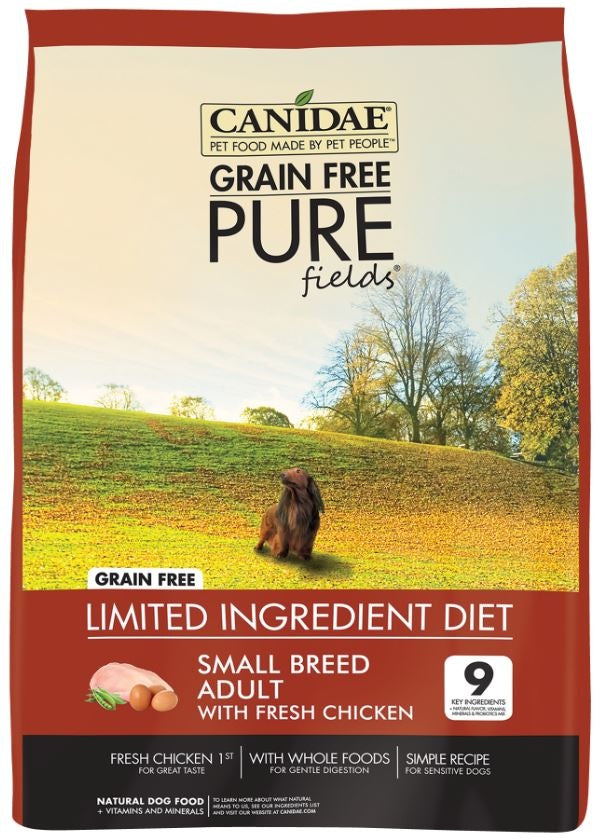 Canidae Grain Free PURE Fields with Fresh Chicken Small Breed Formula Dry Dog Food