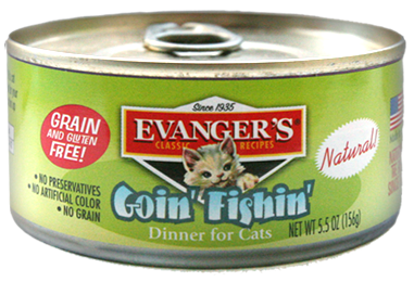 Evanger's Classic Recipe Grain Free Goin FIshin Dinner Canned Cat Food