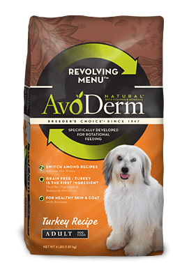 Avoderm Revolving Menu Grain Free Turkey Recipe Adult Dry Dog Food