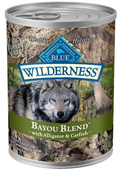 Blue Buffalo Wilderness Grain Free Bayou Blend with Alligator and Catfish Canned Dog Food