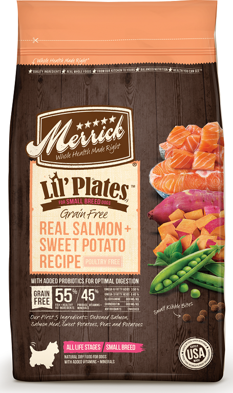 Merrick Lil' Plates Small Breed Grain Free Real Salmon and Sweet Potato Dry Dog Food