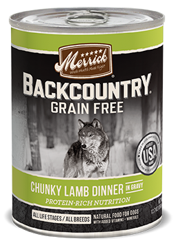 Merrick Backcountry Grain Free Chunky Lamb Canned Dog Food