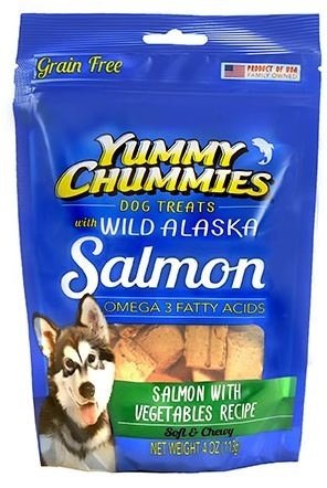 Yummy Chummies Grain Free Salmon and Vegetable Dog Treats