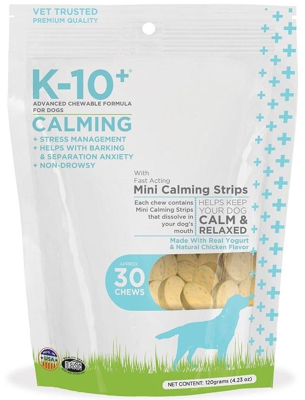 K-10+ Advanced Chewable Grain Free Calming Formula Dog Chews