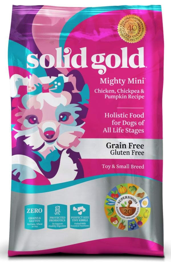 Solid Gold Grain Free Mighty Mini with Chicken Dry Dog Food