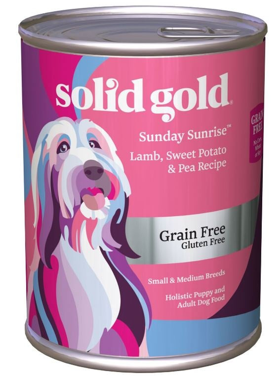 Solid Gold Grain Free Sunday Sunrise Small and Medium Breed with Lamb Canned Dog Food