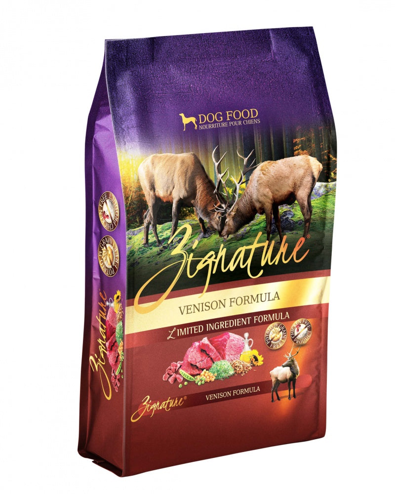 Zignature Limited Ingredient Diet Grain Free Venison Recipe Dry Dog Food