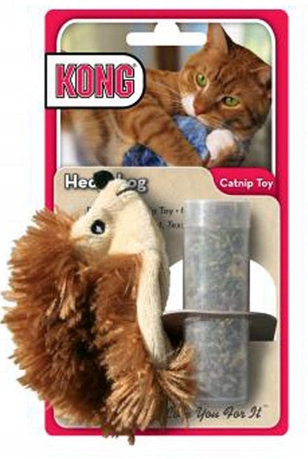 KONG Refillable Hedgehog Catnip Cat Toy