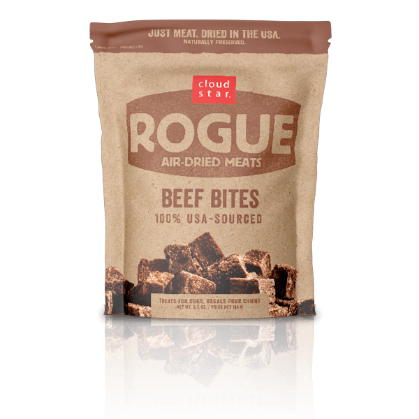 Cloud Star Rogue Air-Dried Meats Beef Bites Dog Treats