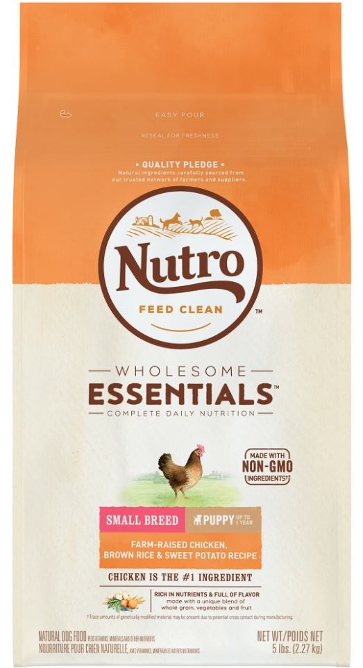 Nutro Wholesome Essentials Small Breed Puppy Chicken, Whole Brown Rice and Sweet Potato Dry Dog Food