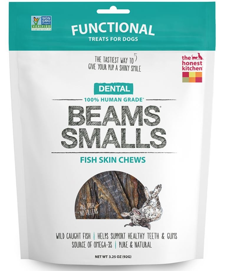 The Honest Kitchen BEAMS SMALLS Wild Caught Fish Skins Chews for Dogs
