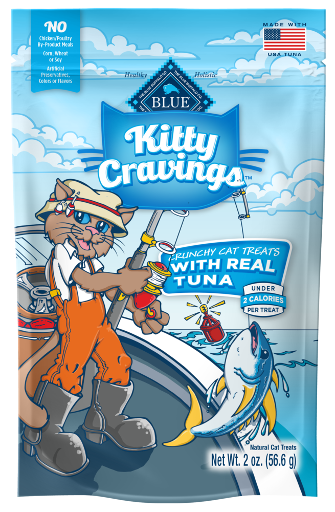 Blue Buffalo Kitty Cravings Tuna Crunchy Cat Treats