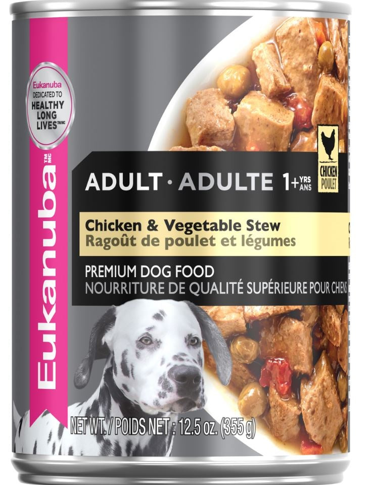 Eukanuba Adult Chicken and Vegetable Stew Canned Dog Food