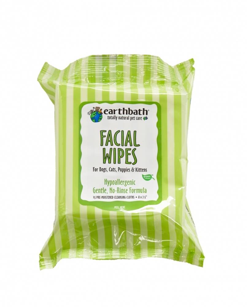 Earthbath Facial Wipes for Dogs and Cats