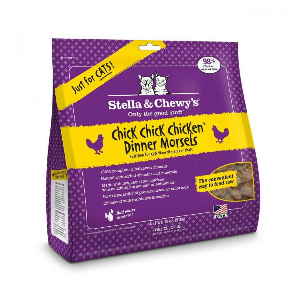 Stella & Chewy's Chick Chick Chicken Dinner Morsels Freeze Dried Cat Food