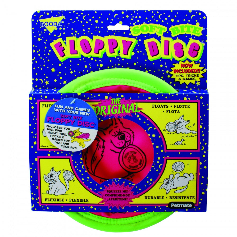 Booda Soft Bite Floppy Disk Dog Toy