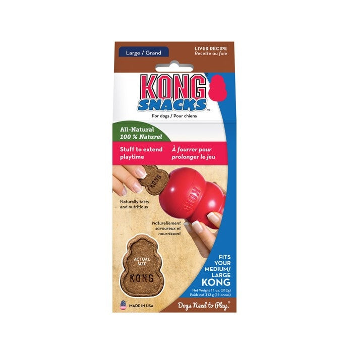 KONG Stuff'N Snacks Liver Recipe Dog Treats