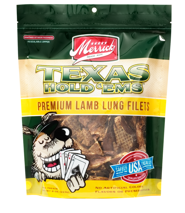 Merrick Texas Hold'Ems Lamb Lung Dog Treats