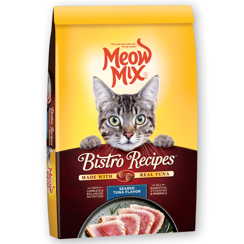 Meow Mix Bistro Recipes Seared Tuna Flavor Dry Cat Food