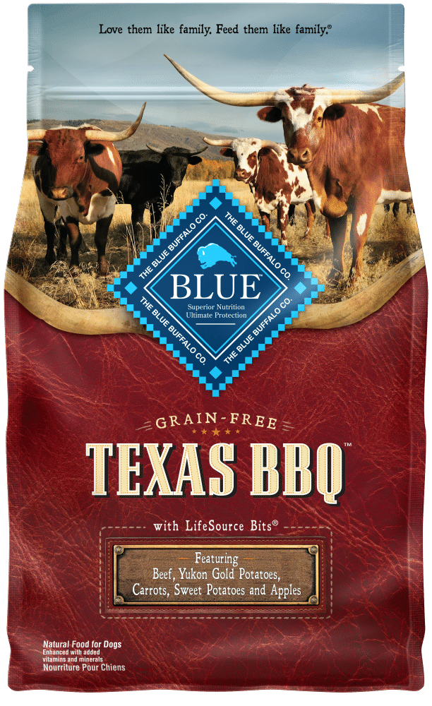 Blue Buffalo Regionals Grain Free Texas BBQ with Beef, Yukon Gold Potatoes, Carrots, Sweet Potato, and Apple Dry Dog Food