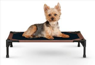 K&H Original Small Pet Cot 17x22" Mocha/Black